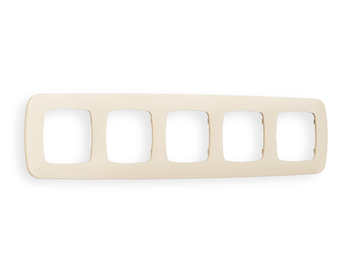 OF140335 Рамка OMEGA Ecta (Бежевый матовый) 5-ая