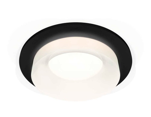 Комплект встраиваемого светильника Ambrella light Techno Spot XC7622044 SBK/FR черный песок/белый матовый (C7622, N7165)