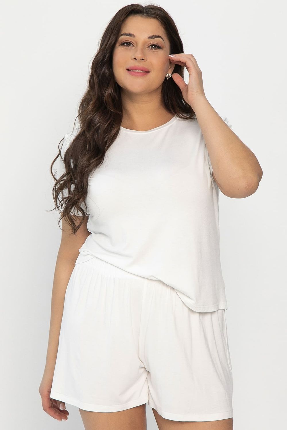 Костюм для дома Шелк вискозы (молочный) К14497-52М LT Collection