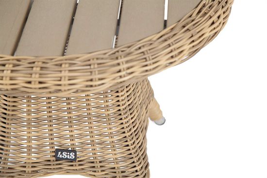 "Равенна" кофейный стол из искусственного ротанга, цвет соломенный