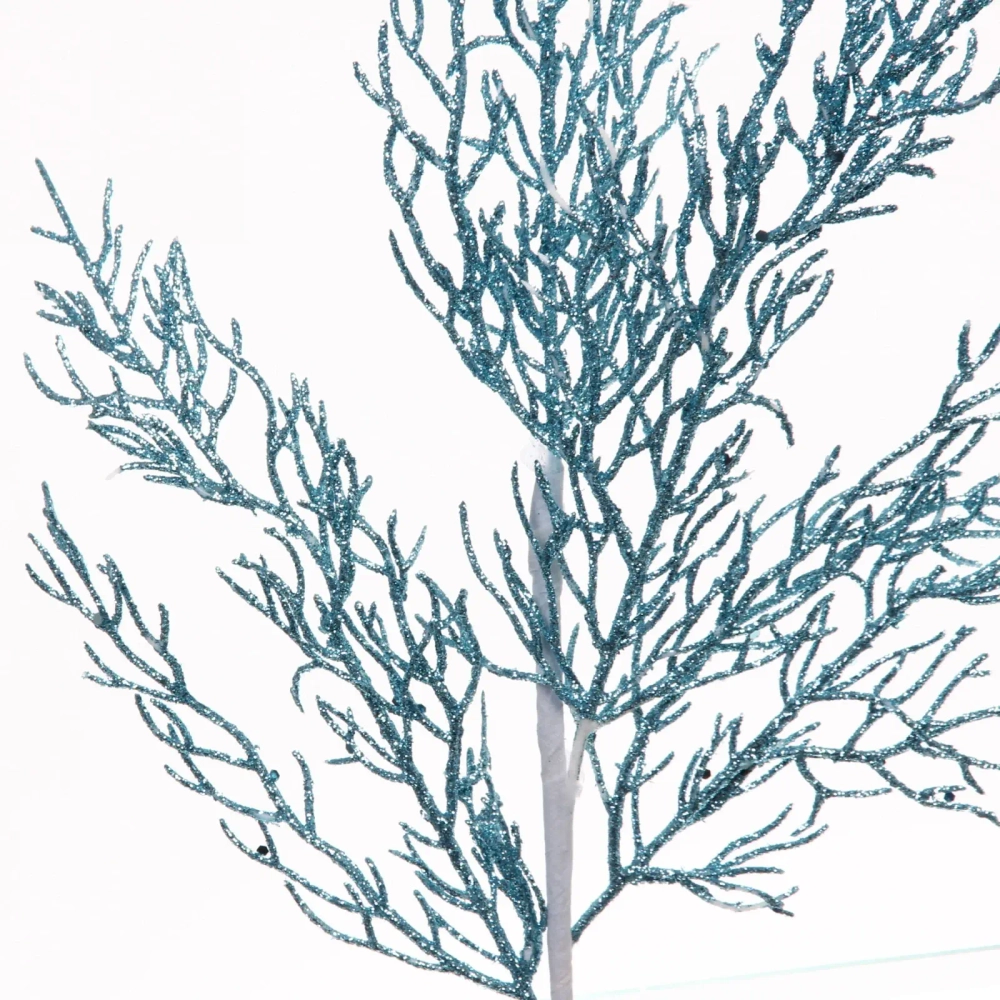 Ветка хвойная «Хрусталик» 75 см, Голубой