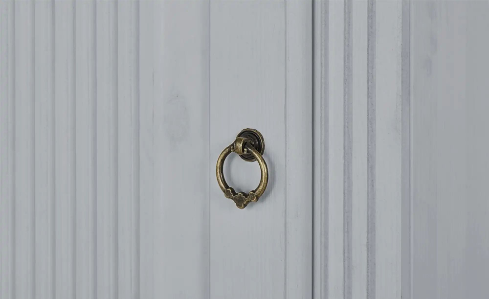 Шкаф Хельсинки для прихожей серый воск/антик