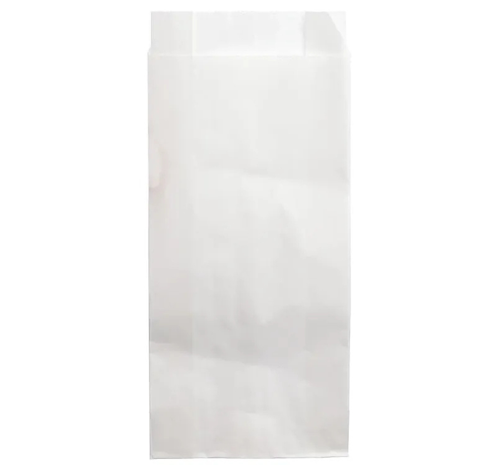 Пакет с пл. дн. 90*40*205 мм, ЖС 40 гр, Белый (1/100/1600)