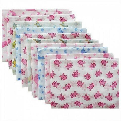 Пеленка-уголок 80*80см, ситец роз. (Анастасия)