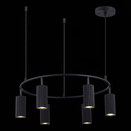 SL1213.403.06 Светильник подвесной ST-Luce Черный/Черный GU10 6*5W 4000K