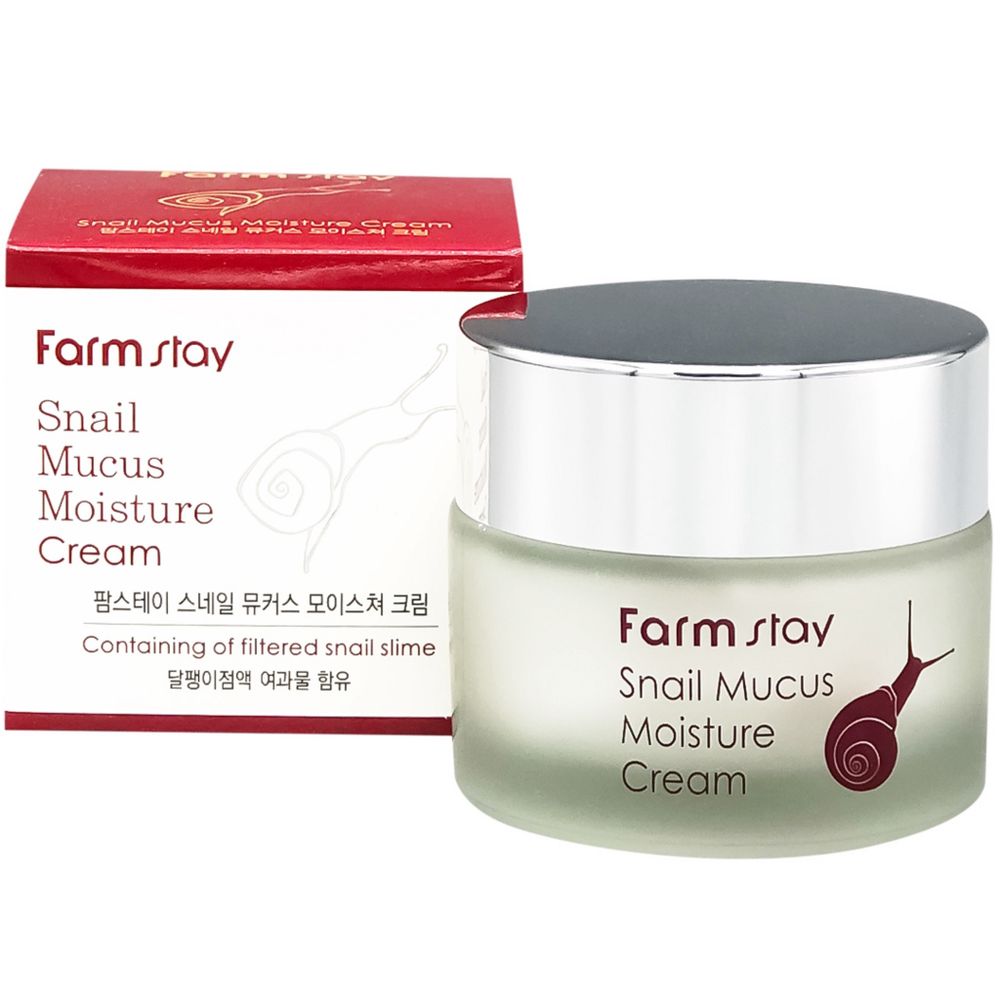 Farm Stay Snail Mucus Moisture Cream увлажняющий крем с муцином улитки