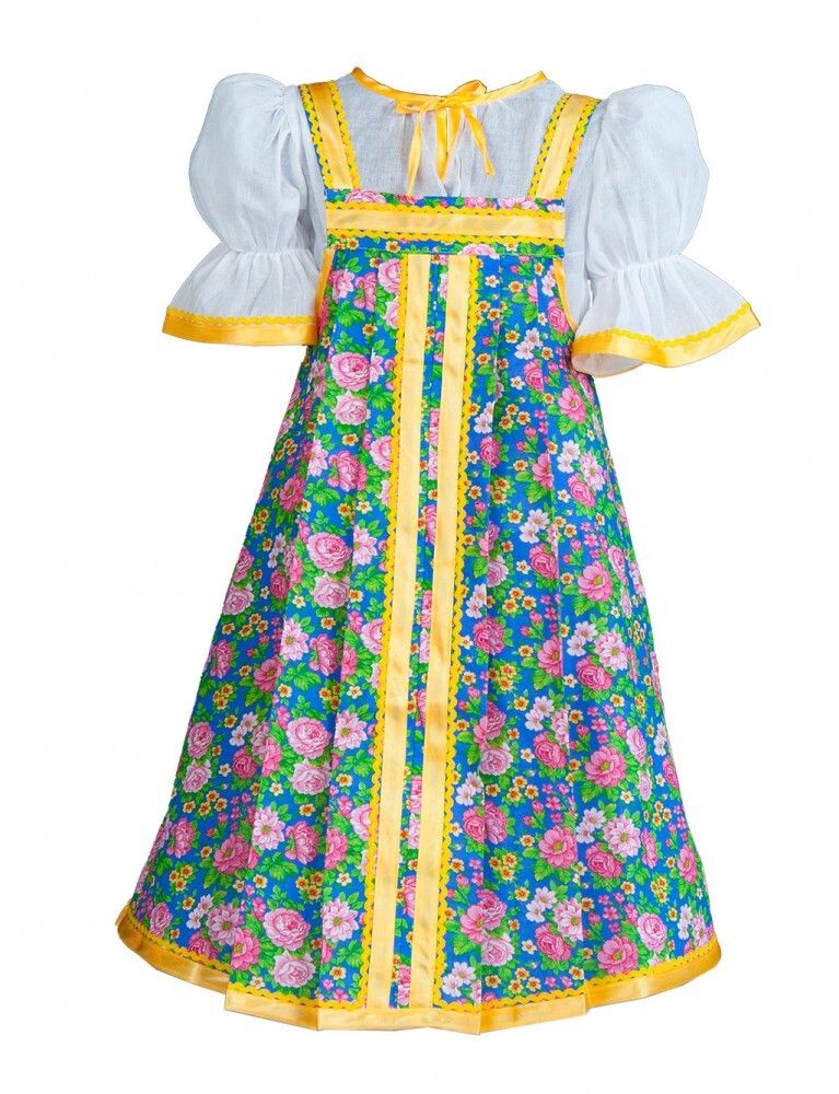 Русский народный костюм &quot;Аленушка (Ситцевое поле)&quot; детский