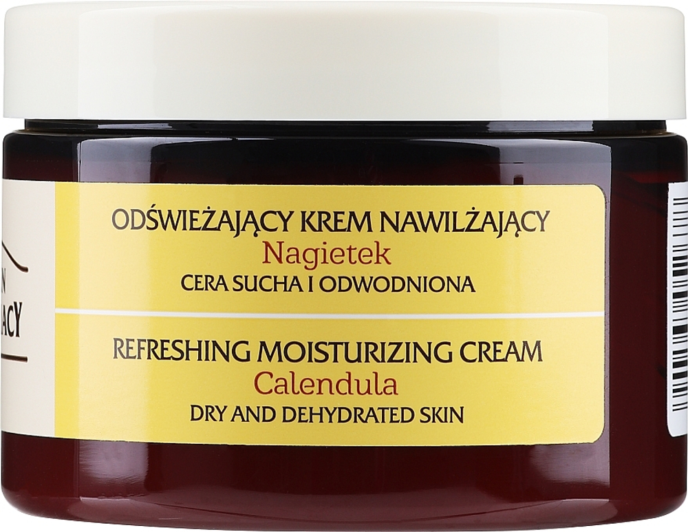 Green Pharmacy Face Care Refreshing Calendula - питательный крем против морщин для сухой кожи / 150 ml