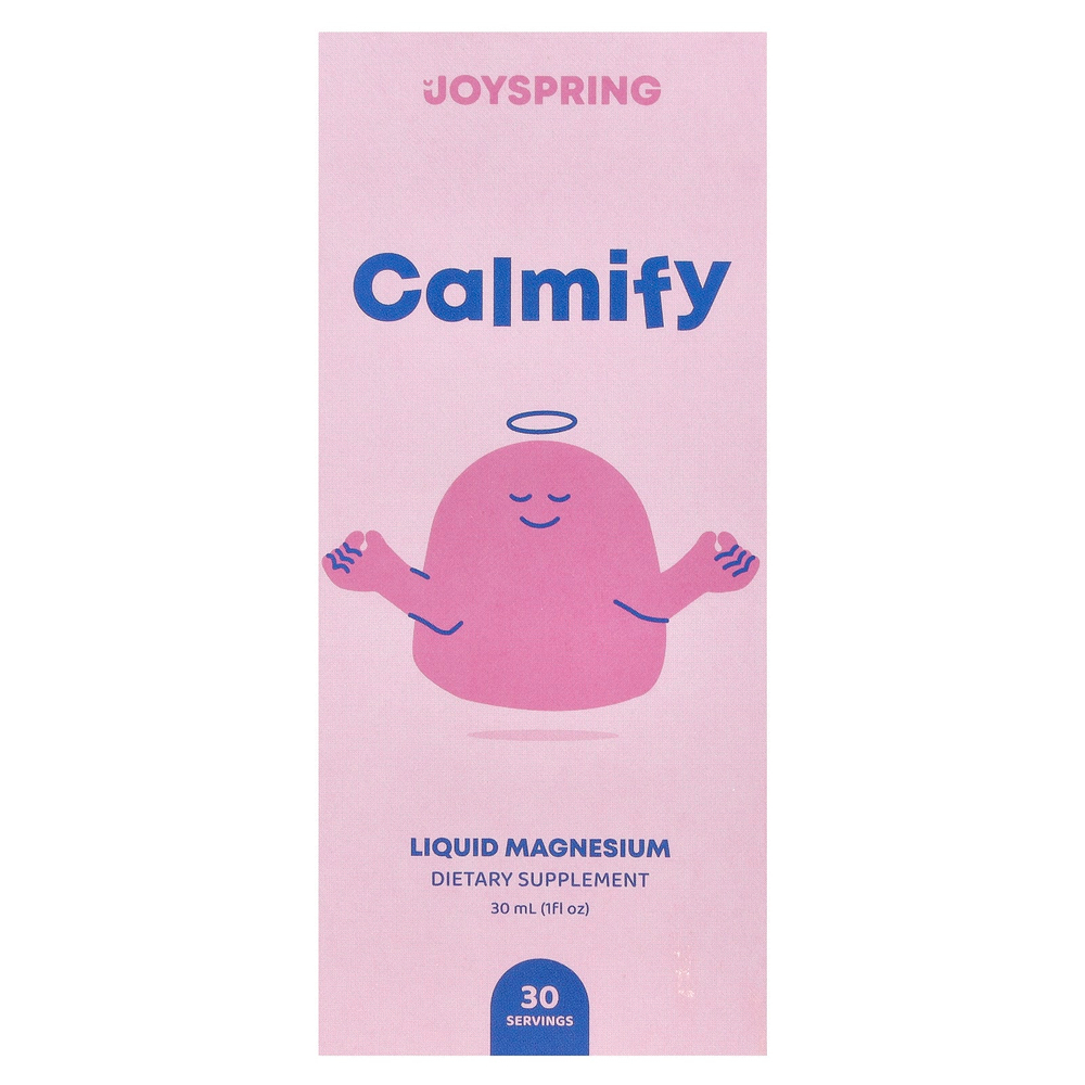 JoySpring, Calmify, жидкий магний, 30 мл (1 жидк. унция)