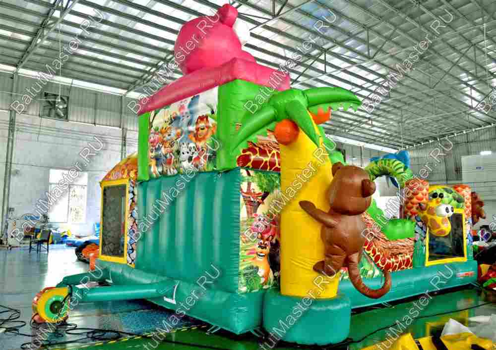 Надувной батут "Бегемотик"