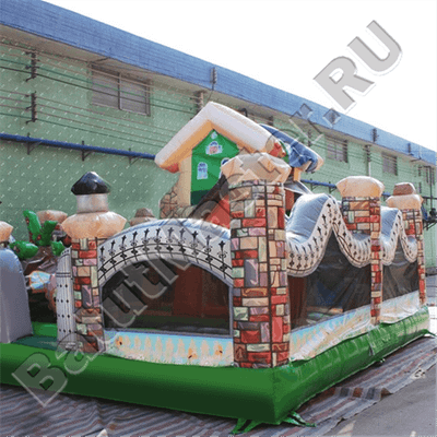 Коммерческий надувной батут "Терем" 9*6*4 м