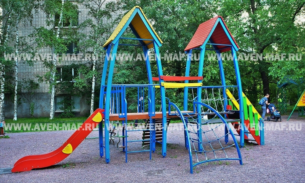 Игровой танцующий городок Цветной
