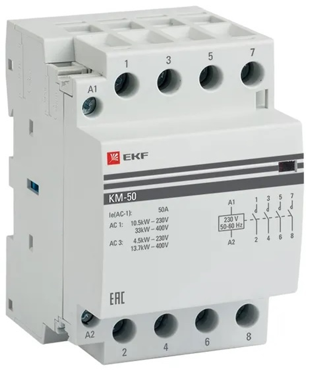Контактор  EKF km-3-50-40
