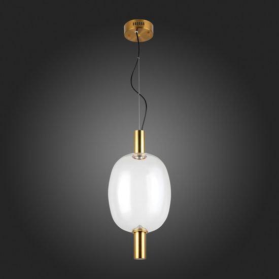 SL1582.313.01 Светильник подвесной ST-Luce Бронзовый/Прозрачный LED 1*7W 2700K ALLENORE