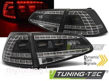 Фонари задние LED SPORT BLACK SEQ для VW GOLF 7 13-17