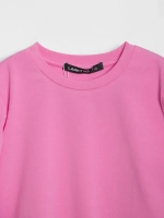 Розовый лонгслив для девочки