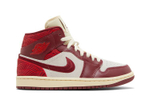 Кроссовки Jordan Air Jordan 1 Mid Se Wmns "Tiki Leaf" (Женская размерная сетка)