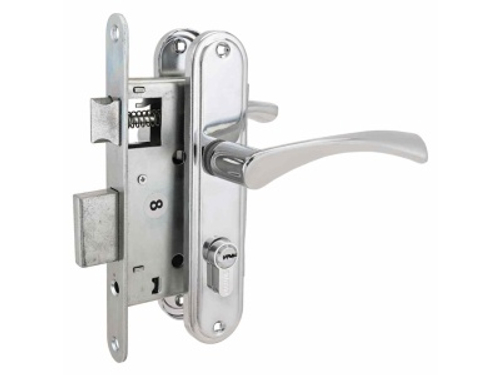 Замок врезной 3B 4-103 CP с ручкой Аллюр