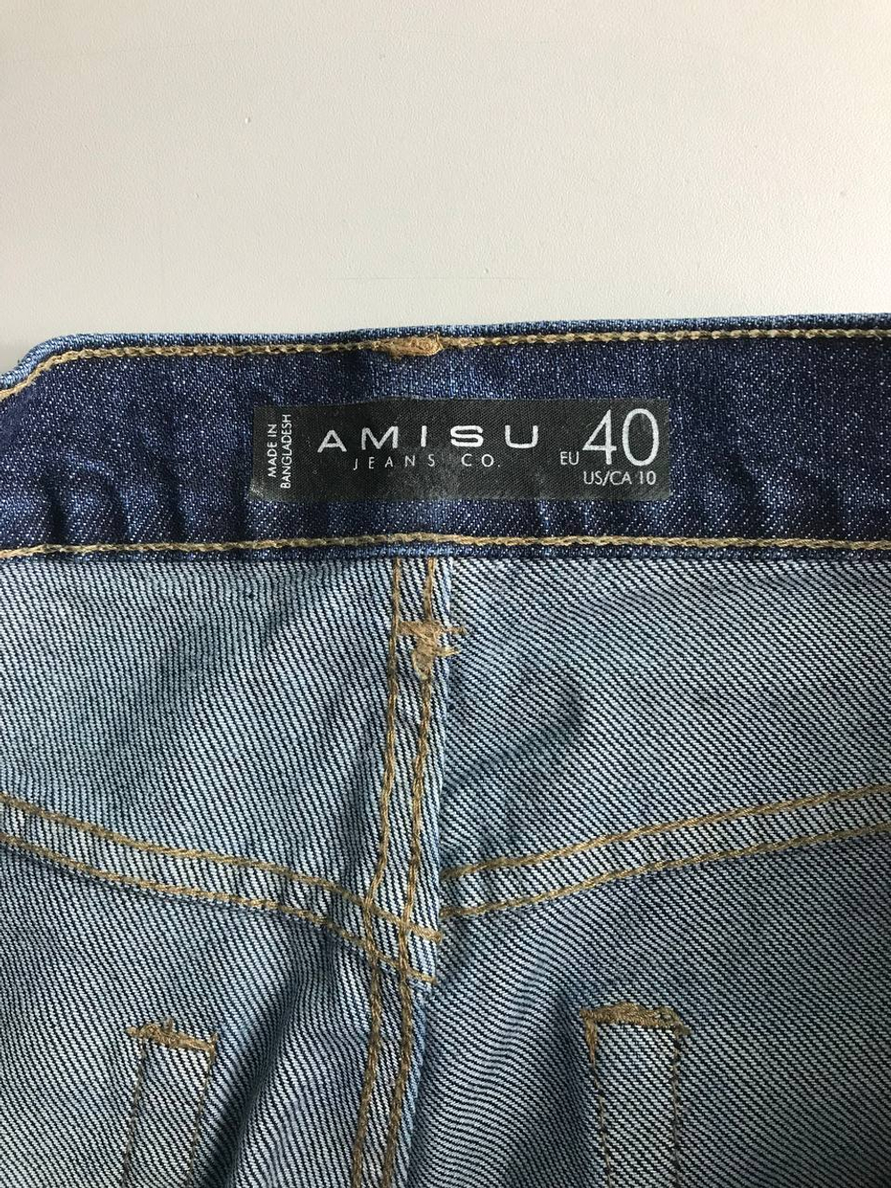 Джинсы Amisu прямого кроя, маркировка 40, визуально на 46 размер