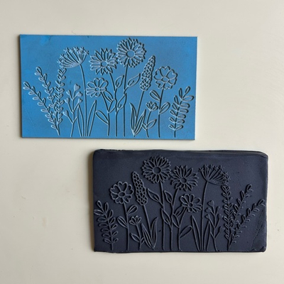 Гибкий штамп "Полевые цветы 2"