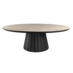 Koria Приставной столик цвет каменный/черный