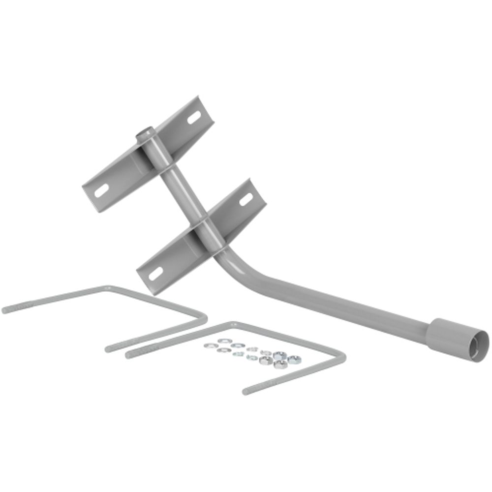 Кронштейн на опору ЭРА SPP-AC4-0-500-048 с 2 хомутами 500mm d48mm | Кронштейны к консольным светильникам