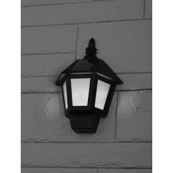 ERAFS08-36 ЭРА Фасадный светильник Фонарь,2 режима(огонь,холодный свет),на солн. бат.,40LED,7lm (12/