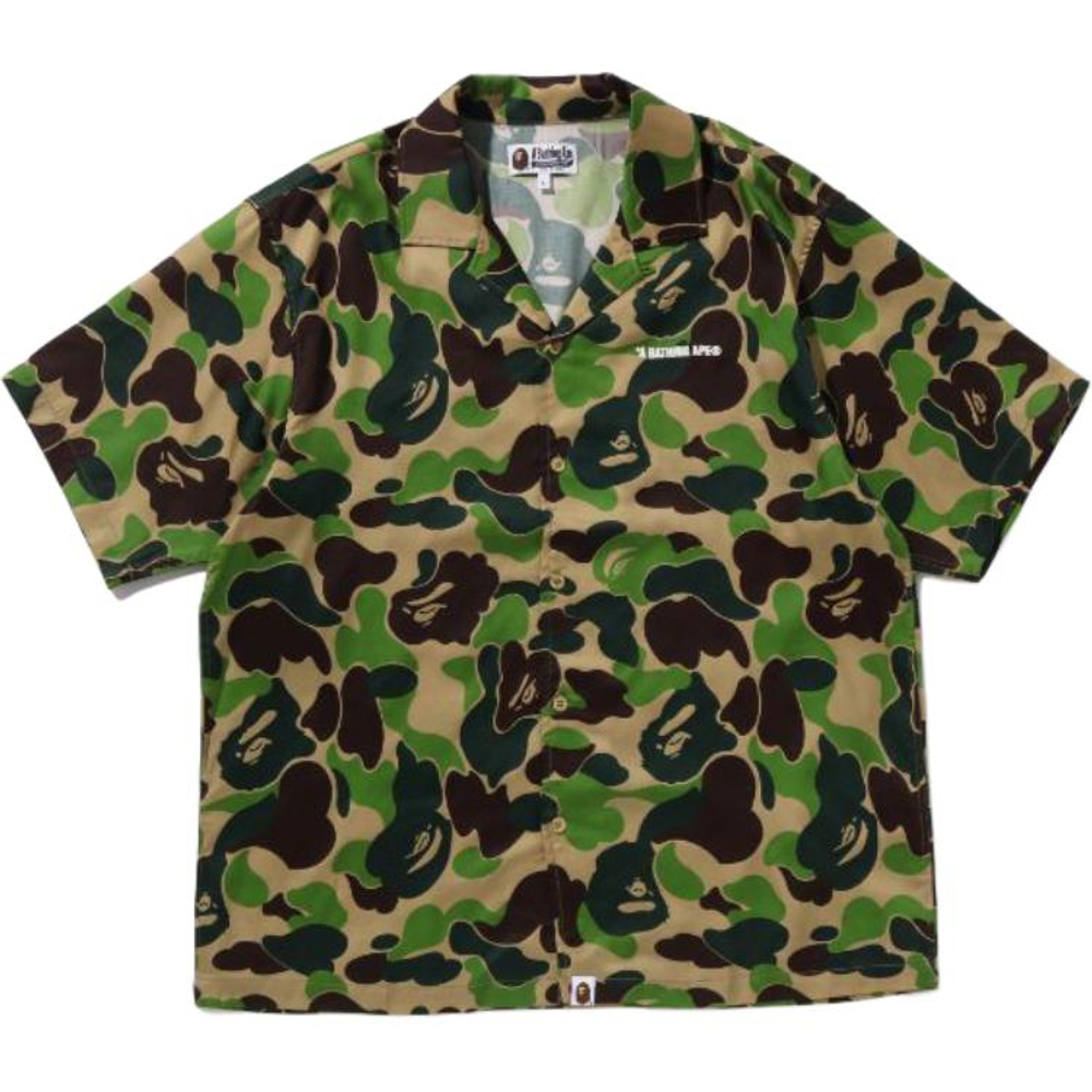 A Bathing Ape Bathing Ape Shirts Button Camouflage Hawaii Moderate Summer 0zxsrm304321q