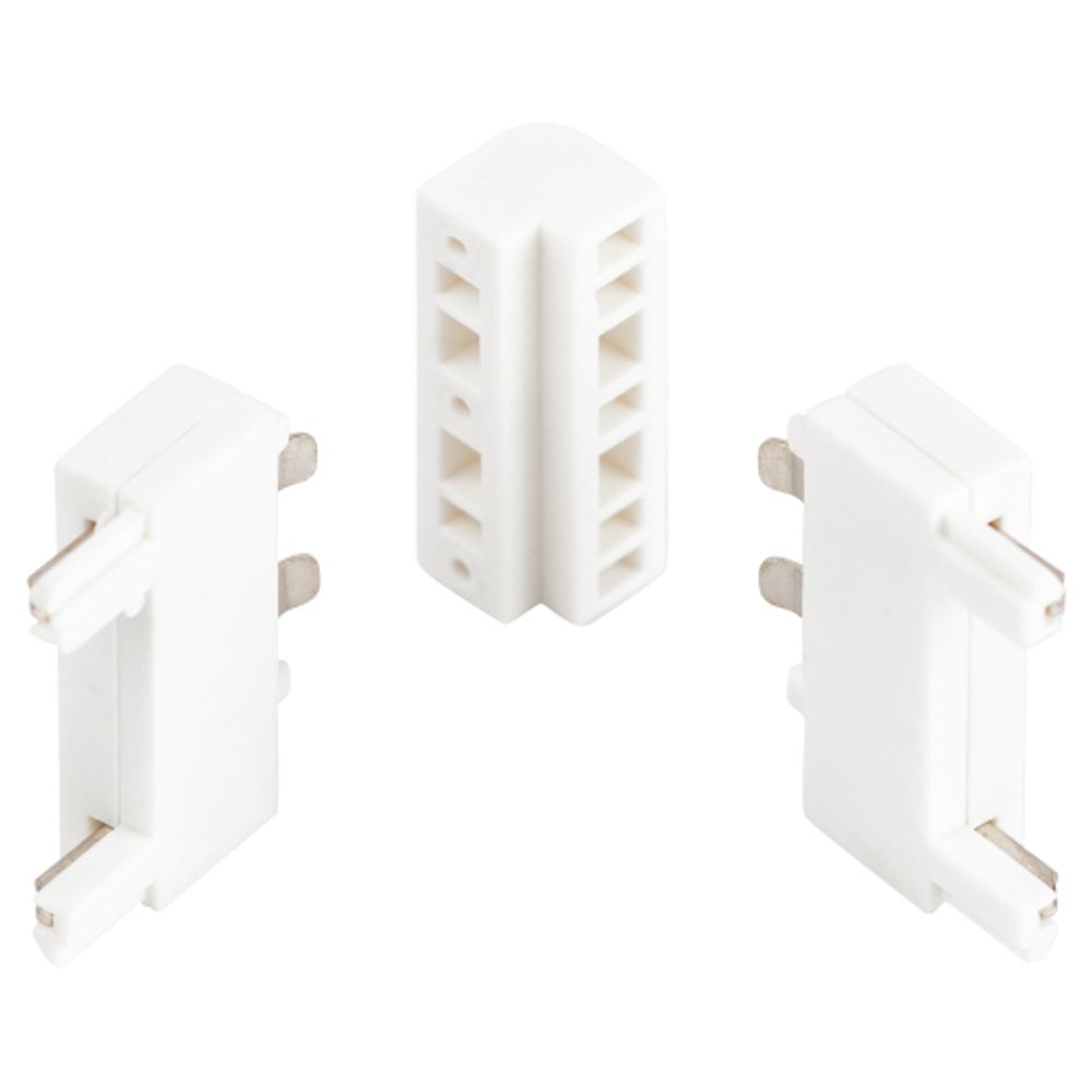 Коннектор питания ЭРА TRM-S5-CCW WH для магнитного шинопровода угловой белый для системы S5 | Магнитный шинопровод и аксессуары