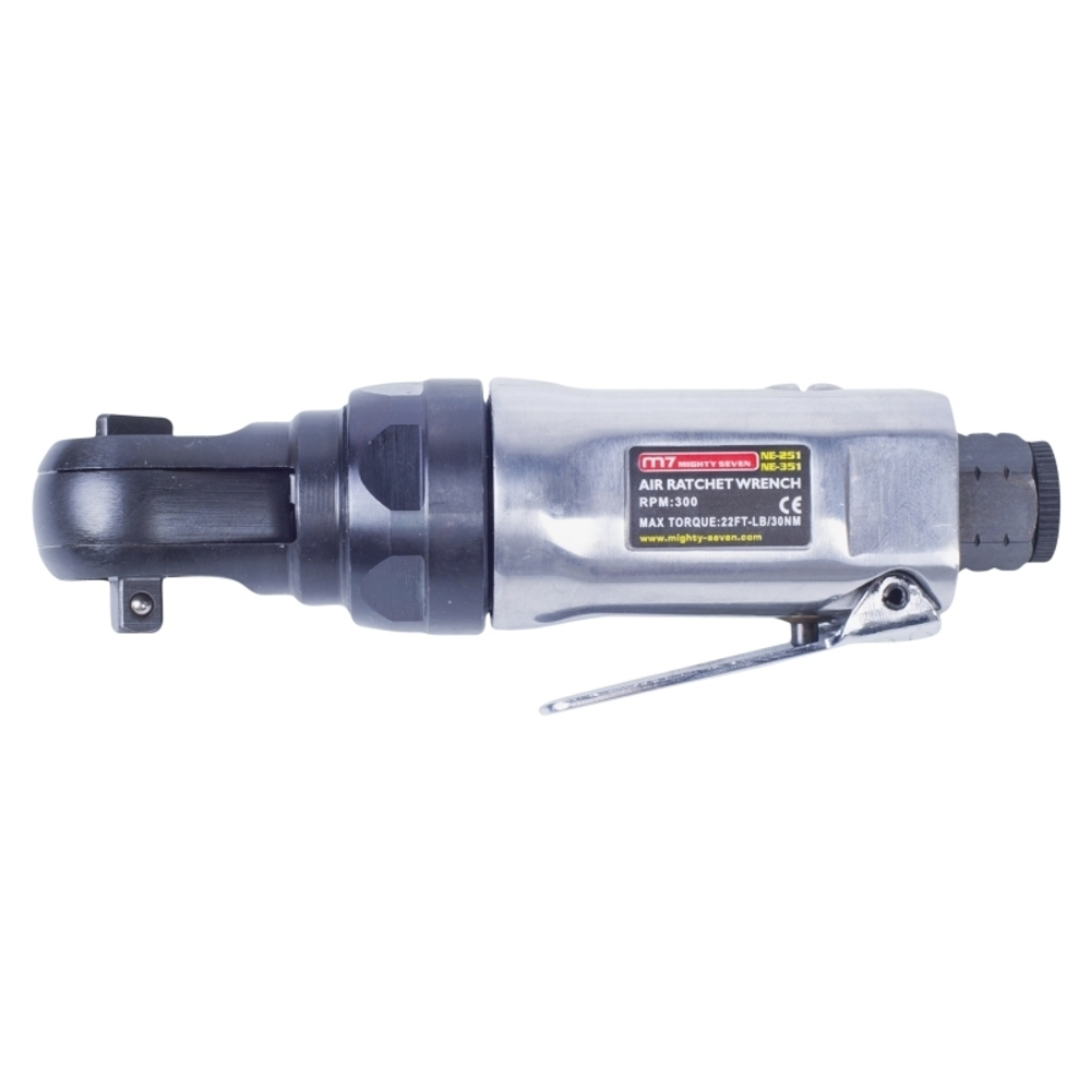 Трещотка пневматическая 3/8", 30 Нм, укороченная MIGHTY SEVEN (M7) NE-351