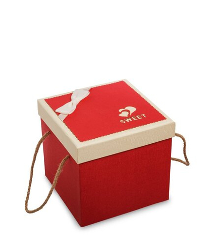 WG-64/1-A Коробка подарочная «Квадрат» цв.красный