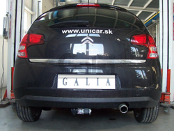 Оцинкованный фаркоп на Citroen C3 2002-2010, C3 II 2010-2016, кроме DS3 (без электрики), Galia C048A