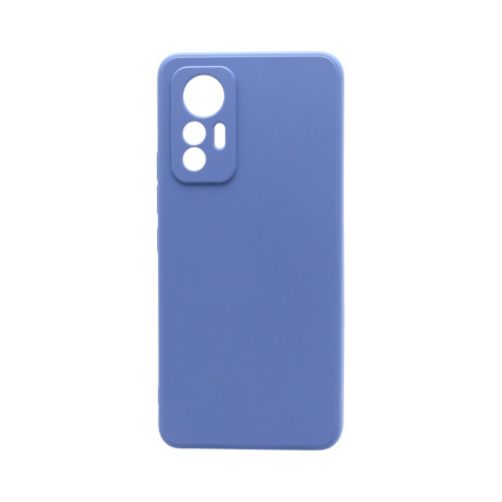 Силиконовый матовый чехол Silicone Case NEW ERA для Xiaomi 12 Lite, голубой