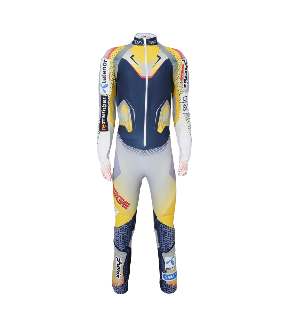 PHENIX комбинезон горнолыжный FIS юниорский (спусковой) ESAG2GS00 Norway Alpine Team Jr. GS Suit GY1