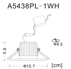 Точечный встраиваемый светильник Arte Lamp