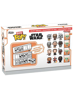 Фигурка Funko Bitty POP! Mandalorian Cobb Vanth+Fennec Shand+Boba Fett+Mystery (1 of 4) 4PK​ 75453