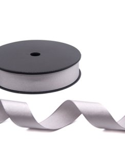 Репсовая тесьма (сантюр), 25 мм, серый 166