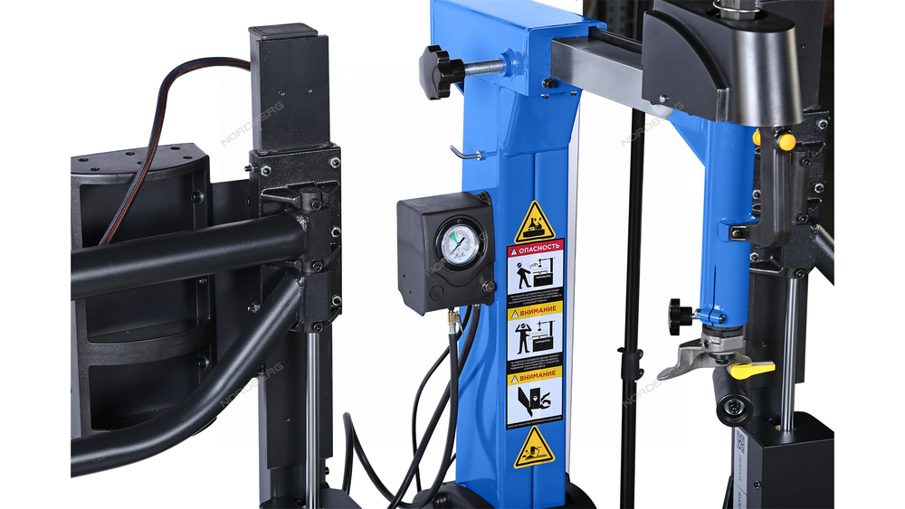 Станок шиномонтажный автомат, инверторный, стол с накладками, 220 В, синий NORDBERG 4643ID (B)