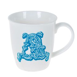 Кружка фарфоровая "Алфавит" v=360мл. (10видов) (min12) (транспортная упаковка)