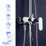 Душевая стойка Ceruttispa ОРАЦИО II RS (ORAZIO II RS) из латуни, цвет хром
