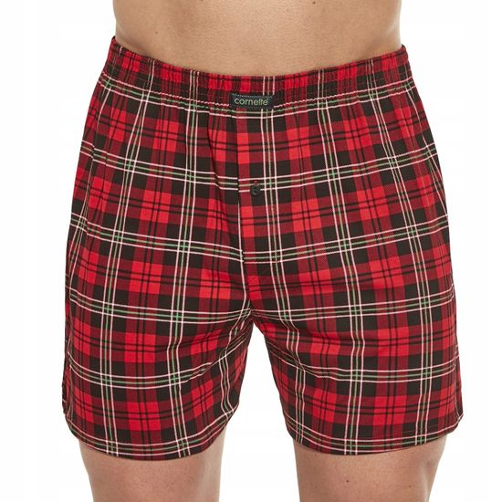 Трусы мужские семейные Cornette Comfort 002/244,красные в клетку