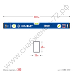 ЗУБР ПРО-М, 600 мм, усиленный магнитный уровень, Профессионал (34589-060)