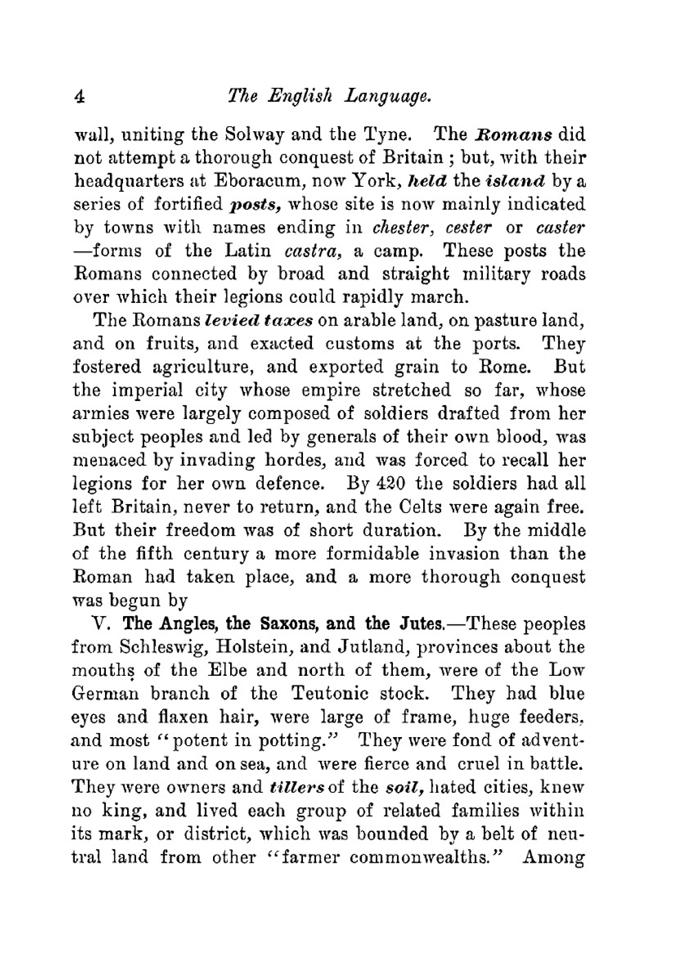 The English Language. A Brief History of Its Grammatical Changes and Its Vocabulary. with Exercises On Synonyms, Prefixes and Suffixes, Word-Analysis and Word-Building | Brainerd Kellogg