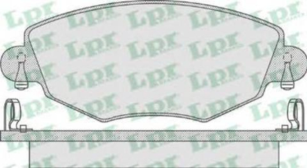 Тормозные колодки передние LPR 05P865
