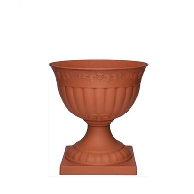 Вазон "Флора" на квадратной ножке 4 л цвет в ассортименте