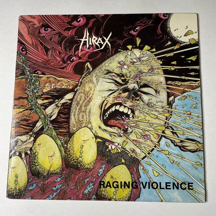 Винтажная виниловая пластинка LP Hirax Raging Violence (USA 1985)