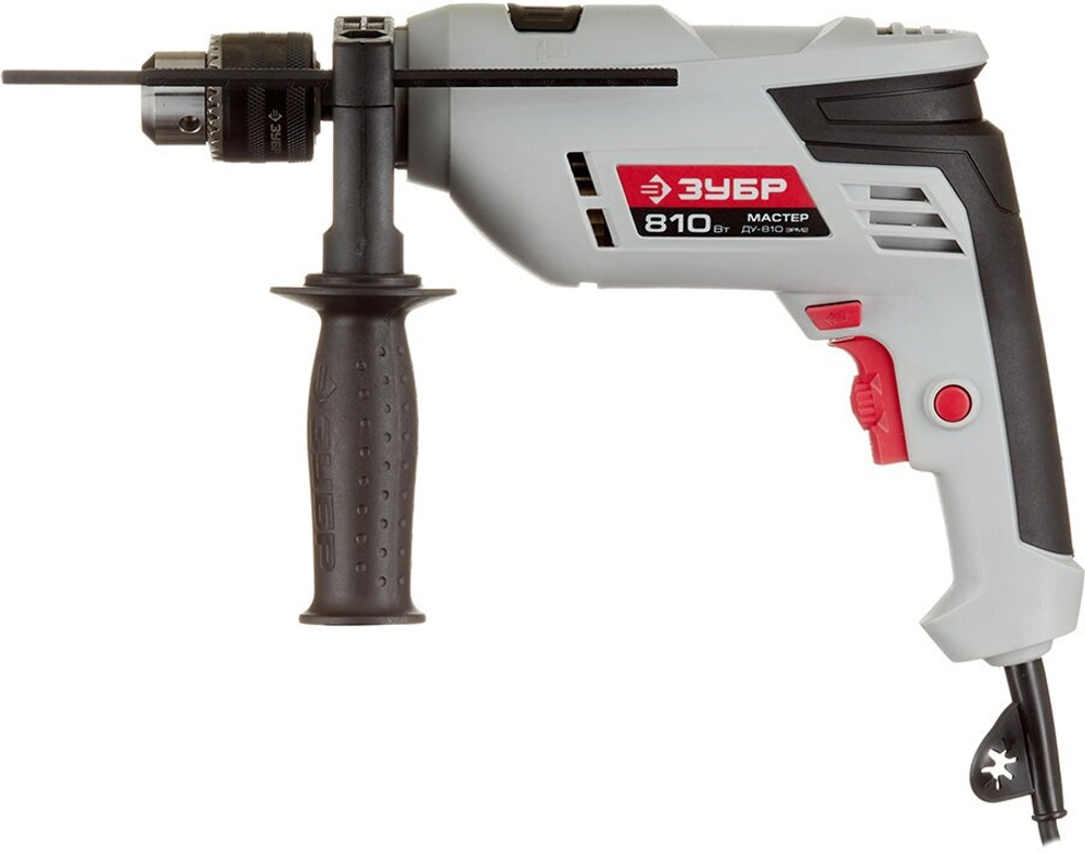 Дрель ударная ЗУБР ДУ-810 ЭРМ2 в коробке(ДУ-810 ЭРМ2)