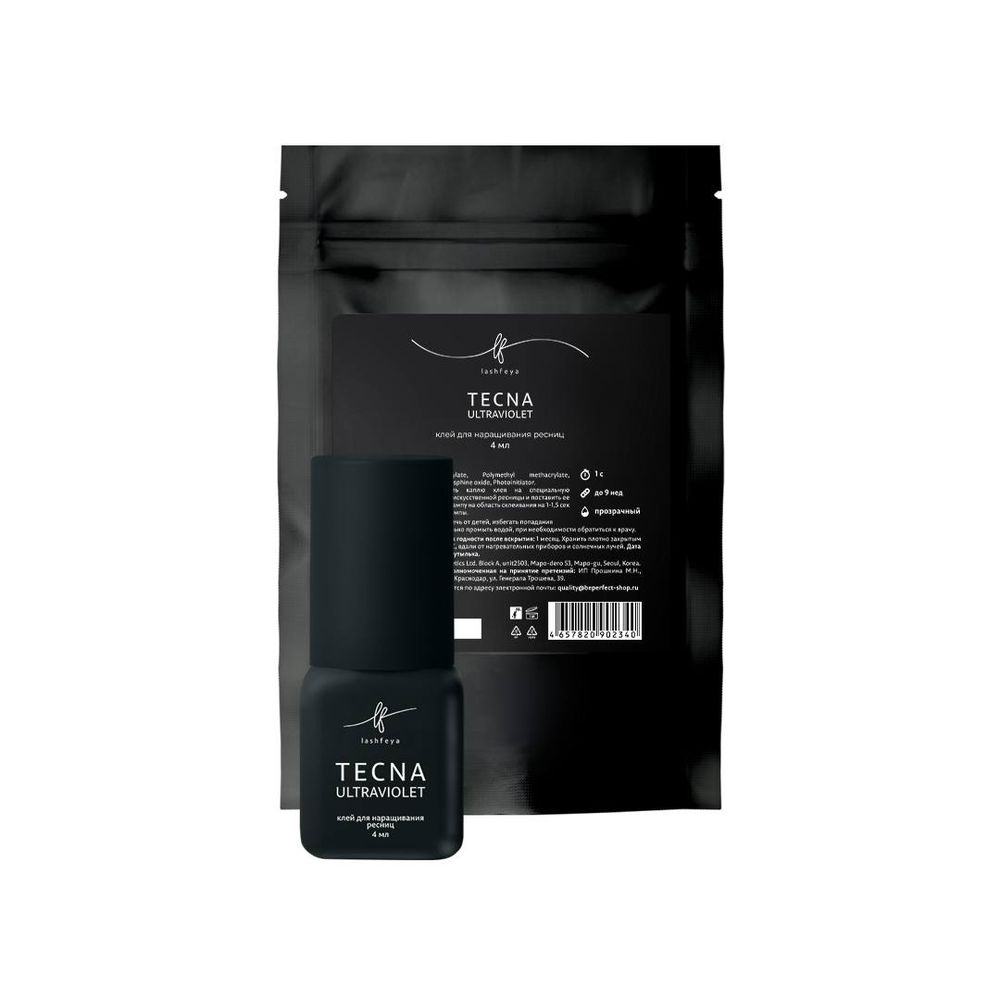 Клей для Led прозрачный lashfeya Tecna UV, 4 мл