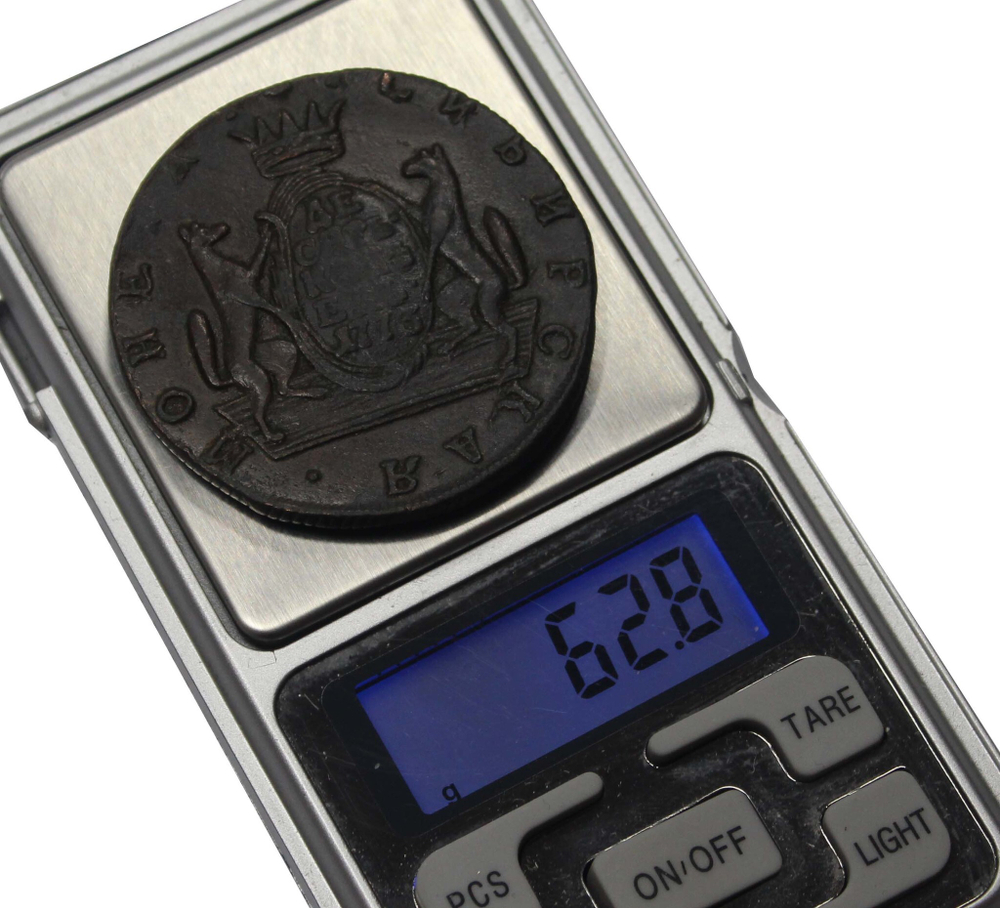 10 копеек. Сибирская монета. КМ. 1773 года, VF