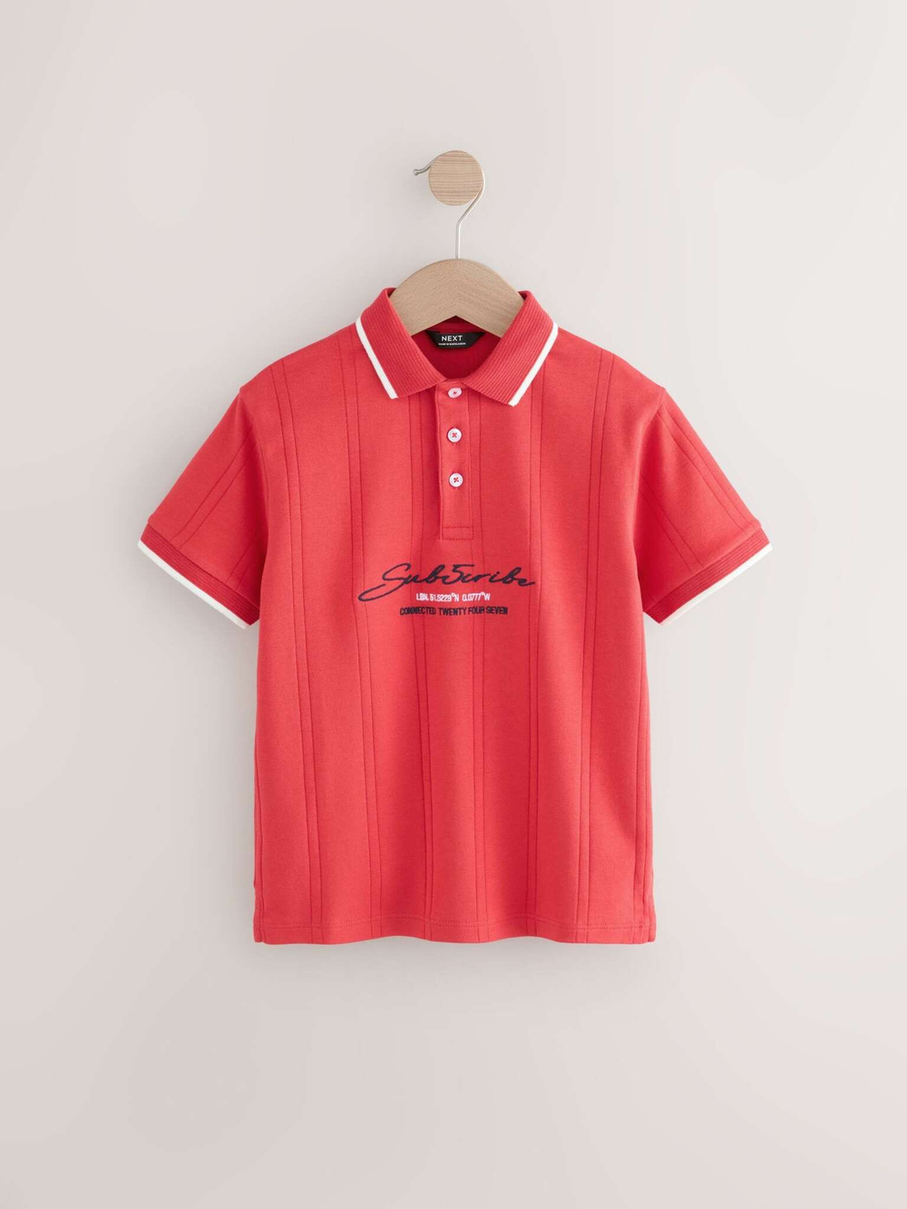 Поло для мальчика Next E98-660, Красный